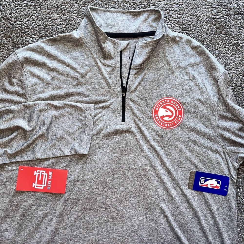 New Atlanta‎ Hawks Ultra Game NBA Long Sleeve Polyester Shirt Mens XL